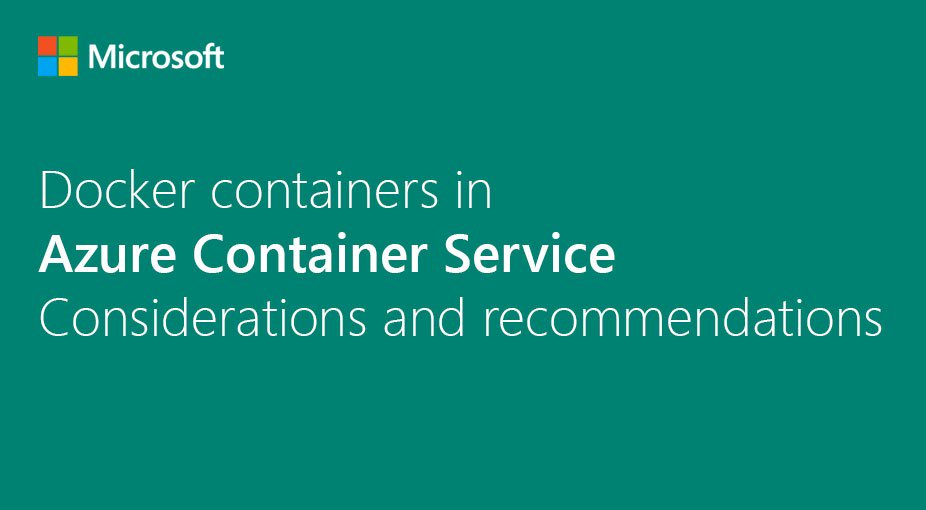 AzureSupport's tweet image. #AzureHowTo Securing Docker containers in #AzureContainerService: aka.ms/p_acs3