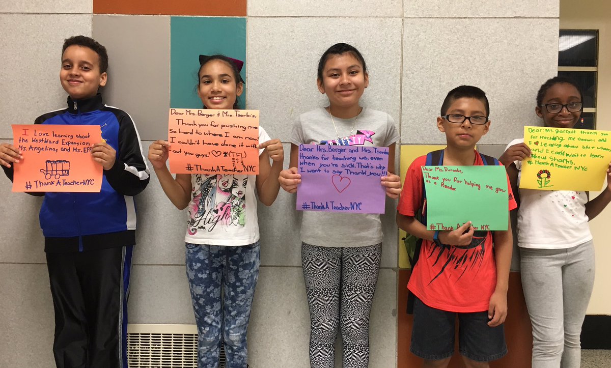 Happy Teacher Appreciation Week!  #ThankATeacherNYC