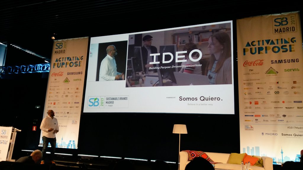 marisabel_hm's tweet photo. Why DO YOU EXIST BEYONG PROFIT? Learning from Owen Rogers @ideo partner. It's all about purpose! #changemakers #openIDEOBCN #SB17Madrid https://t.co/8uSyu4Pr7F