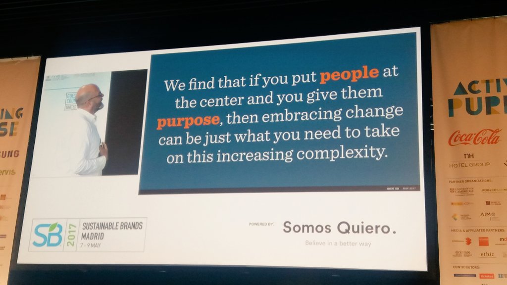 marisabel_hm's tweet photo. "Change is inevitable 》Let's find our purpose" @torogers25 #changebydoing #humancentereddesign #openIDEOBCN #SB17Madrid https://t.co/82IQdECxwx