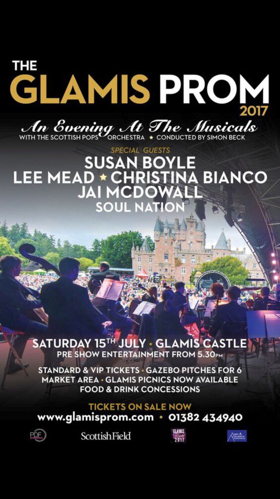 Very excited to announce that I will be singing a duet with the wonderful @SusanBoyleHQ for <a href="/glamisproms/">Glamis Prom 2018</a> in July! :)