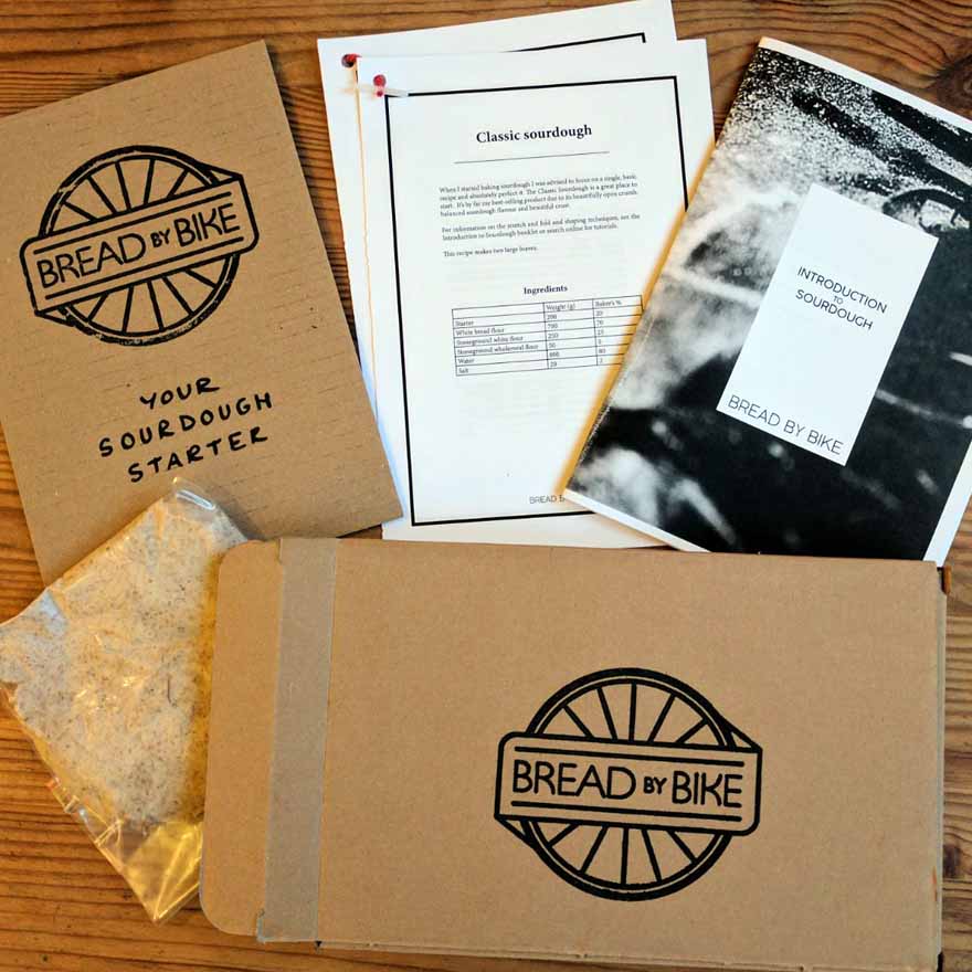 And they're off! Introduction To Sourdough kits will soon land at the homes of my Kickstarter backers. Thank you! #RealBreadWeek