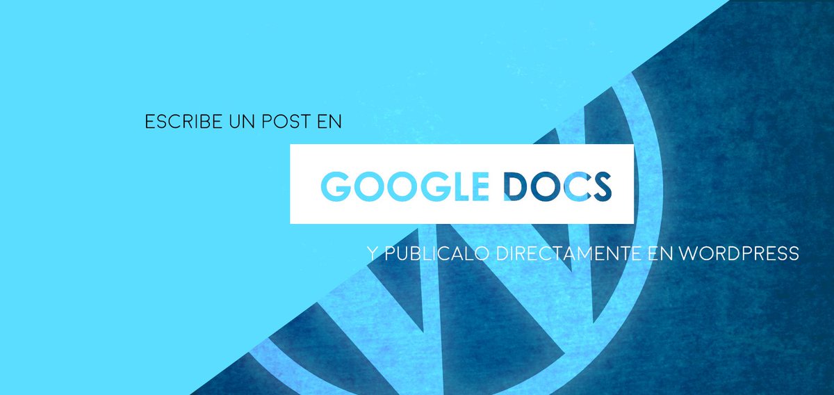 wordpreseo's tweet photo. Escribe y edita documentos con Google Docs y publícalo directamente en #WordPress asi de facil. https://t.co/Hx4XvSkr3B https://t.co/388cbjnKN8