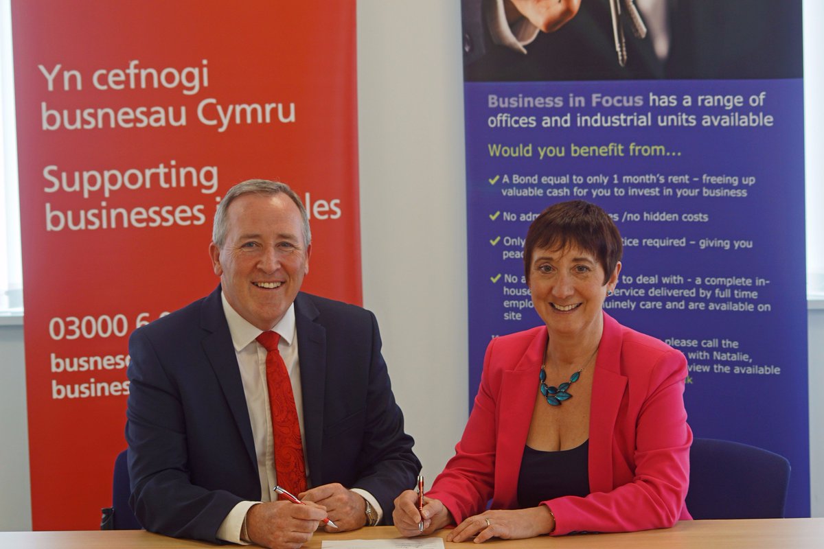 bit.ly/2qh4jfQ PSP sign contract with Business in Focus, working with Business Wales to help SME's in #Wales grow and prosper