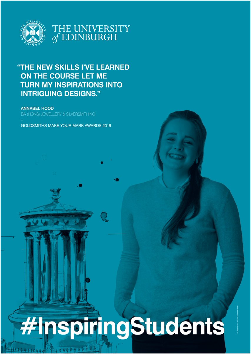 We're #InspiringStudents like <a href="/GoldsmithsCo/">The Goldsmiths' Company</a> Make Your Mark Award winner Annabel Hood from <a href="/eca_jewellery/">ECA Jewellery</a> in <a href="/eca_edinburgh/">Edinburgh College of Art</a>