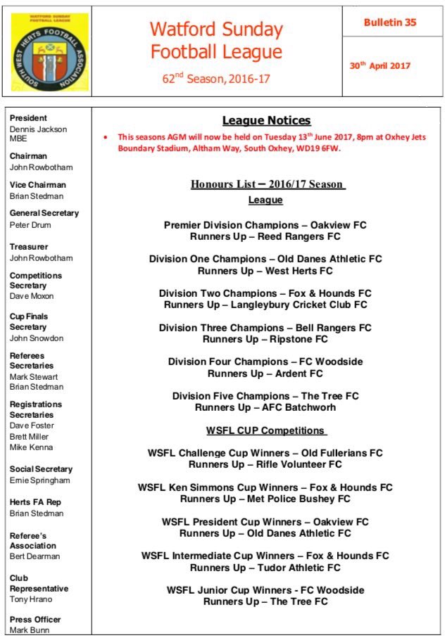 Fox & Stone FC tweet media