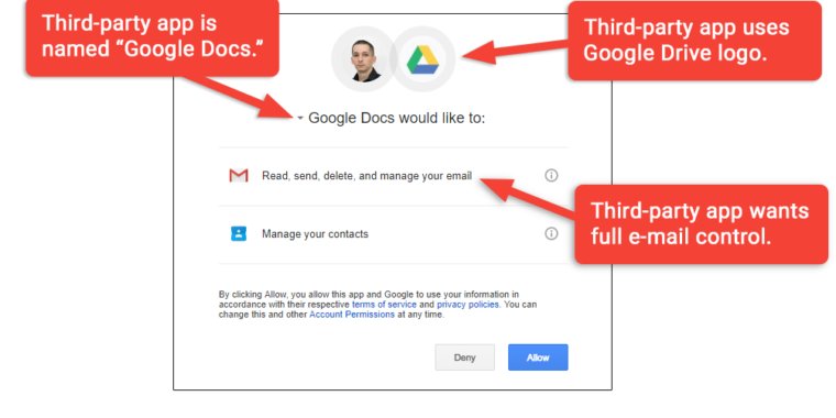 Talkler's tweet image. Don’t trust OAuth: Why the “Google Docs” worm was so convincing. You've been warned, says Google expert @RonAmodeo buff.ly/2qfqraD