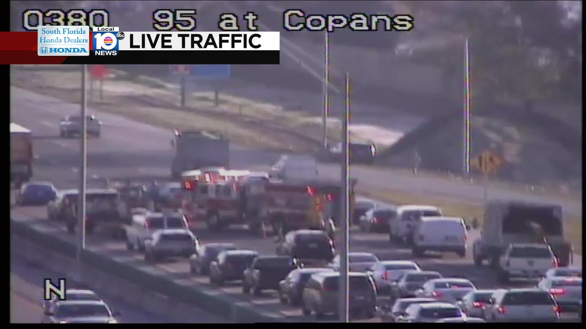 Crash on I-95 NB at Copans Rd #traffic https://t.co/ACJKSyaHM4