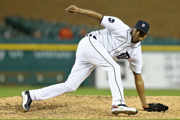evanwoodbery's tweet photo. Demoting K-Rod a difficult conversation, but no longer a tough decision for Tigers https://t.co/fsw83kkSjm https://t.co/6mADDTijZd