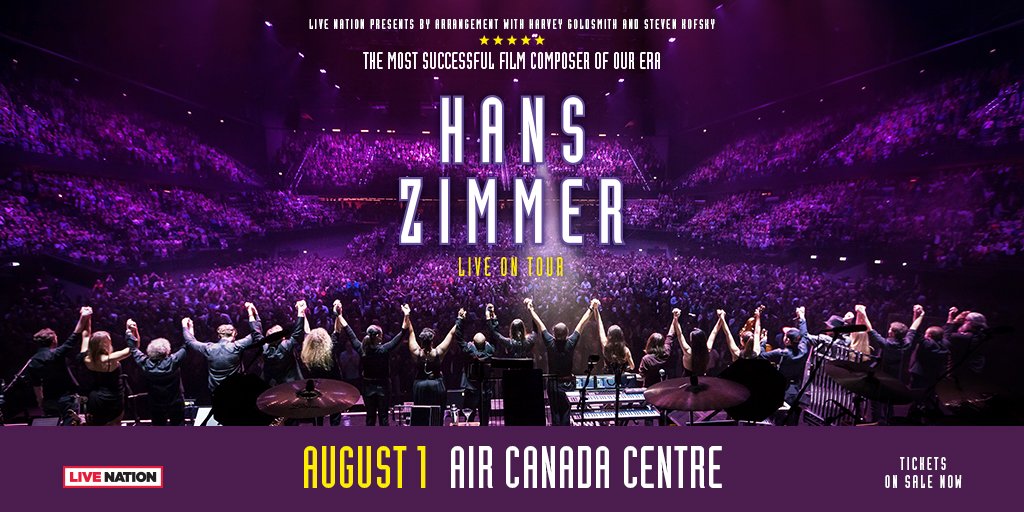Much's tweet photo. Movie lovers! Follow/RT for a chance to win tix to see @HansZimmer #HansZimmerLive in Toronto. Rules: https://t.co/QowNtZrR2F https://t.co/xvOkZGcEGp