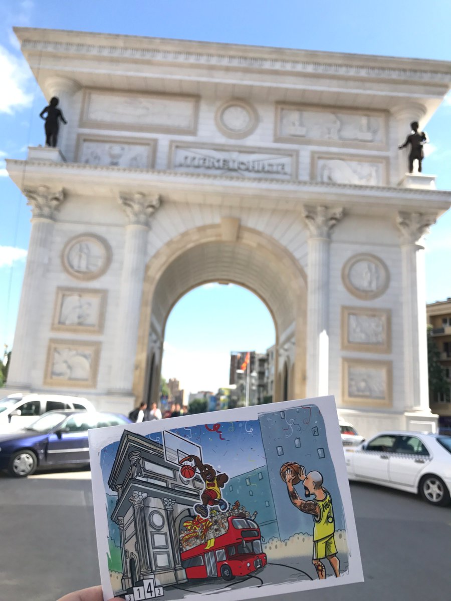Хероите на нацијата–триумфално низ триумфалната порта / The heroes of the nation - triumphantly through the Arch #StorytellingSkopje #Skopje