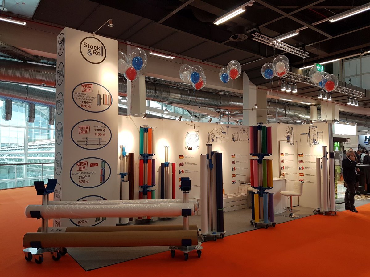 Good Morning!
The Stock &amp; Roll team wishes you a good Fespa Show !!
Come visit us at Hall B1 upper Booth E25.