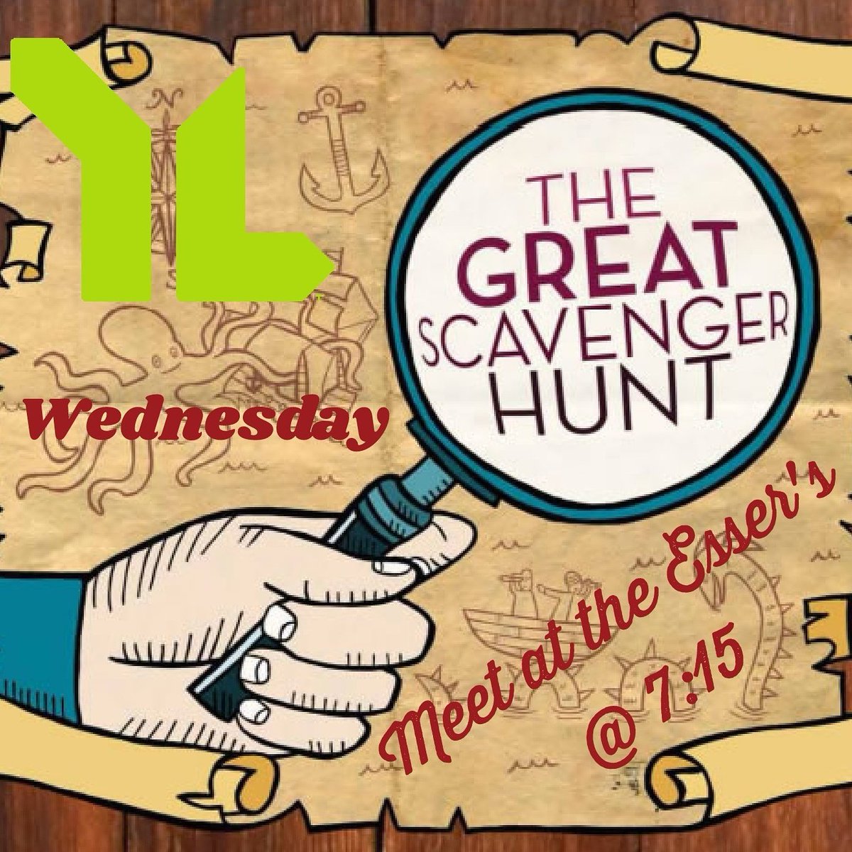 PoolesvilleYL's tweet image. SCAVENGER HUNT THIS WEDNESDAY! Meet at the Esser's House (19712 Selby Ave) at 7:15