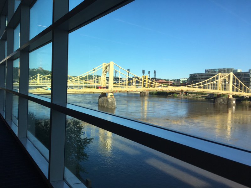 AmericaMakes's tweet photo. Gorgeous morning in Pittsburgh for start of @RAPID_Event! See you this aft as Exec Dir @robgorham kicks off in the main theatre. #Rapid2017 https://t.co/ITLuvQFeCt