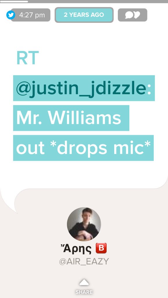 AIR_EAZY's tweet photo. TWO YEARS #RIPwilliams https://t.co/P51yEHoWHV