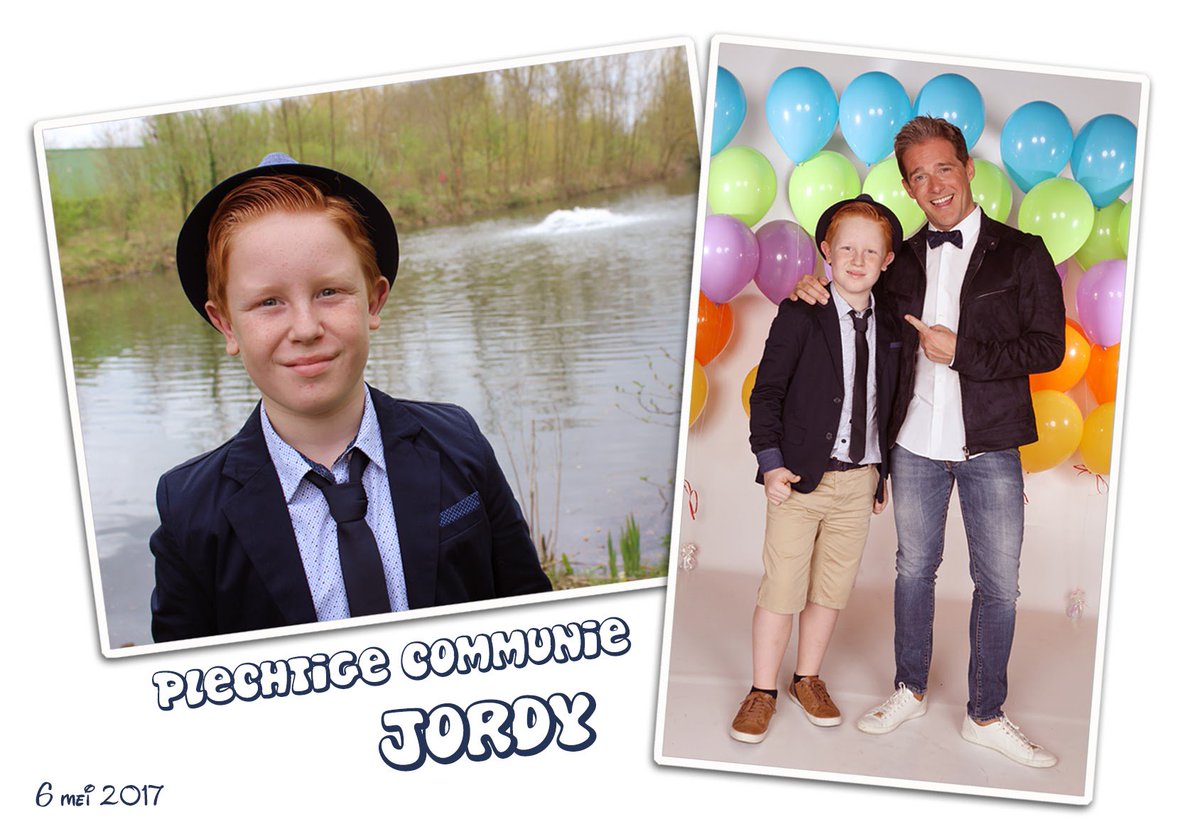 SandraSchoute's tweet photo. Communie kaartje Jordy made by me :-) https://t.co/qsluULIpjK