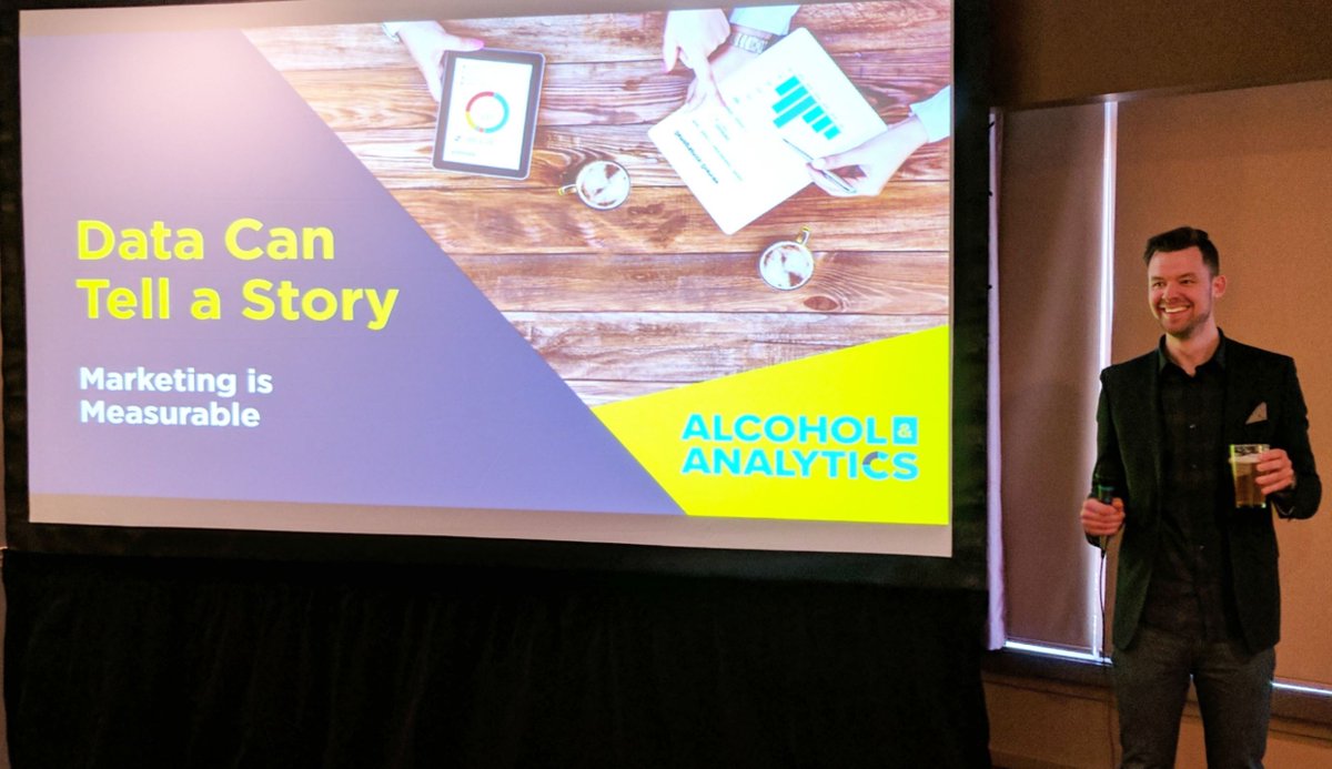 StewSaidIt's tweet photo. Rumors are @TweetsBySherpa is taking #AlcoholAndAnalytics on the road to #Ontario and #Alberta. Stoked to get back at it! https://t.co/wnsBg2wPsw