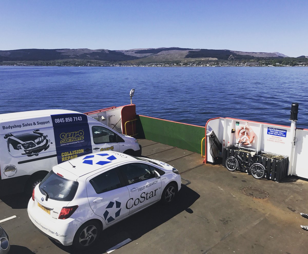 CoStarUKData's tweet photo. It's a hard life but someone has to do it! @costarfrjason off to #Dunoon today to look for new commercial space #CoStar #CRE https://t.co/n3Kj4Um3z0