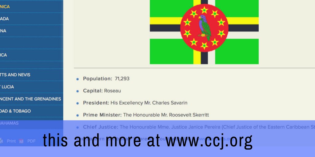 CaribbeanCourt's tweet photo. DYK the CCJ website has country profiles for all member states...#thisandmore - https://t.co/rtzPMuye54 https://t.co/hfw2ZqRPZl