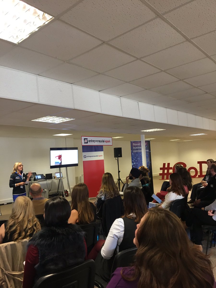 Janice talking about the support from @RBSBusiness @ESparkGlobal #no1bank #supportingentrepreneurs #ayrshire #GoDoBootCamp @JaniceCuningham