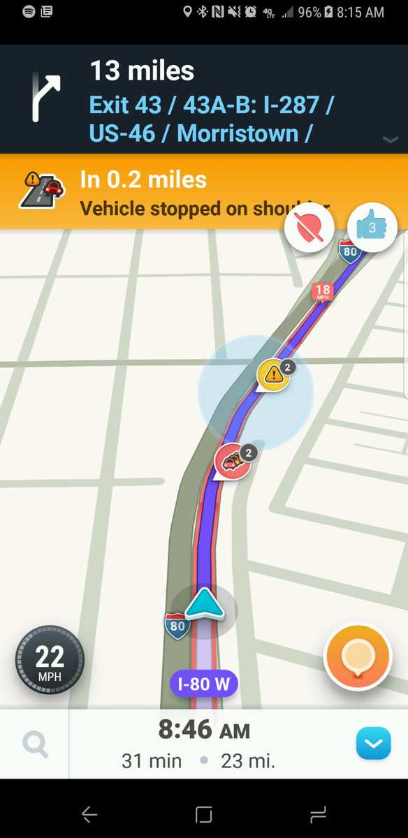 HOW am I just now discovering Waze? This app is like god mode for traffic. Gotta love crowdsourcing 👌
