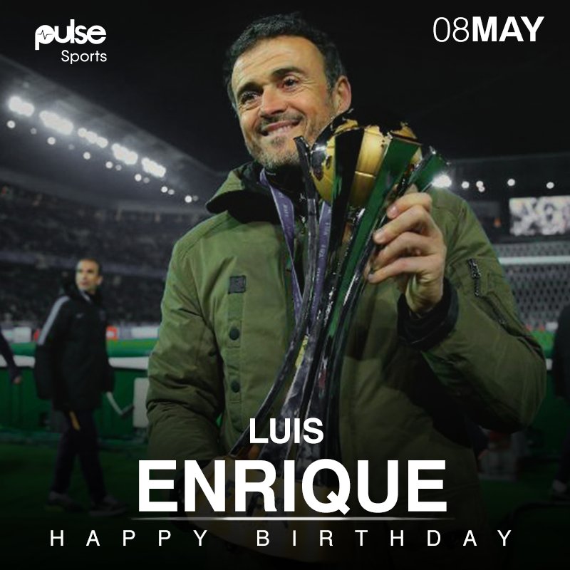 Barcelona coach Luis Enrique celebrates his 47th Birthday today. Happy Birthday!  