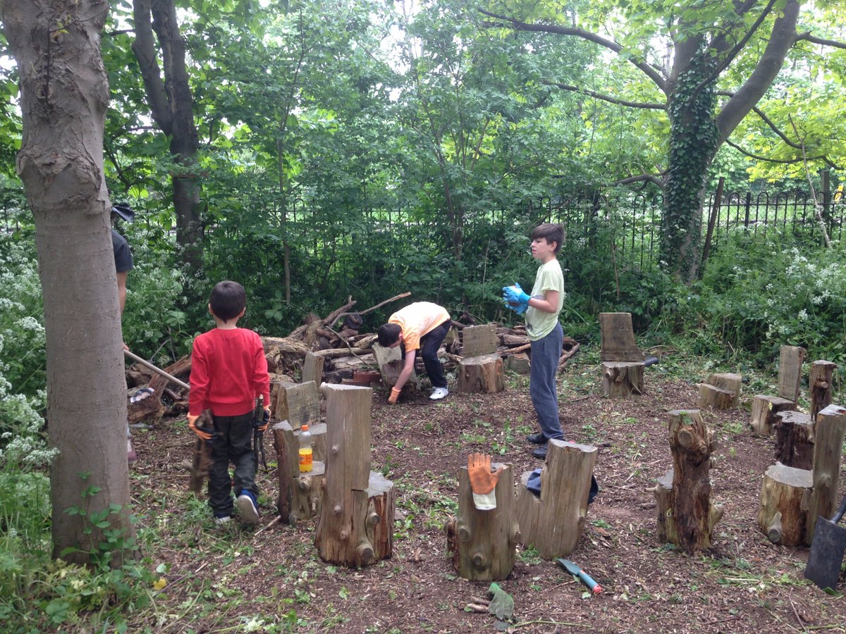 springfieldglf's tweet photo. A huge thank you to the School Association for their work in the Woodland Area last week it looks absolutely amazing https://t.co/FQZpEpzANc