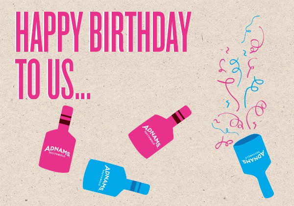 AdnamsFelix's tweet photo. Adnams Felixstowe is a year old this weekend. Re-tweet any of our
birthday tweets with a  “Happy Birthday” and you could win a prize. https://t.co/2qcnNXIFSW
