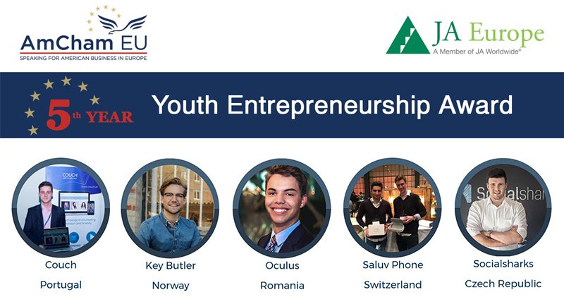 JA_Europe's tweet photo. Guess who made it to the final of @AmChamEU Youth Entrepreneurship Award #YEA2016 https://t.co/Yx2AjlCoBK https://t.co/JzsJ6fYojG