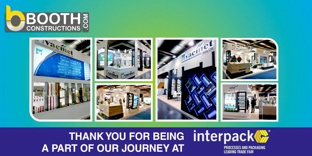 booth_construct's tweet image. Thank You to our esteemed clients for believing in our potential &amp;amp; giving us an opportunity to position their brands at #Interpack17.