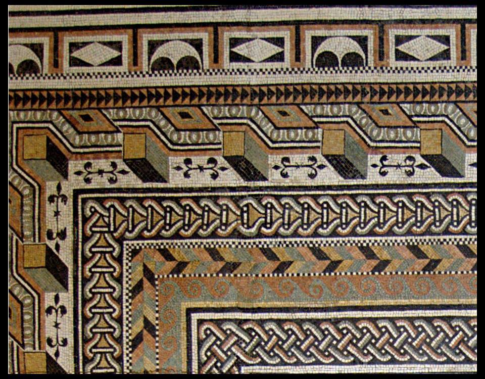 Particolare del mosaico dell'Aion, Sentinum.