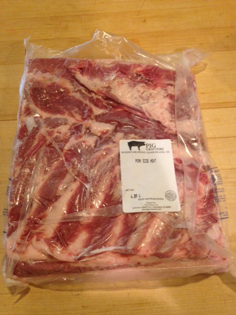 New this week 1/2 size pork belly perfect for your smoker. Buying pages close at midnight on localroots.luluslocalfood.com #farmtotable #localpork