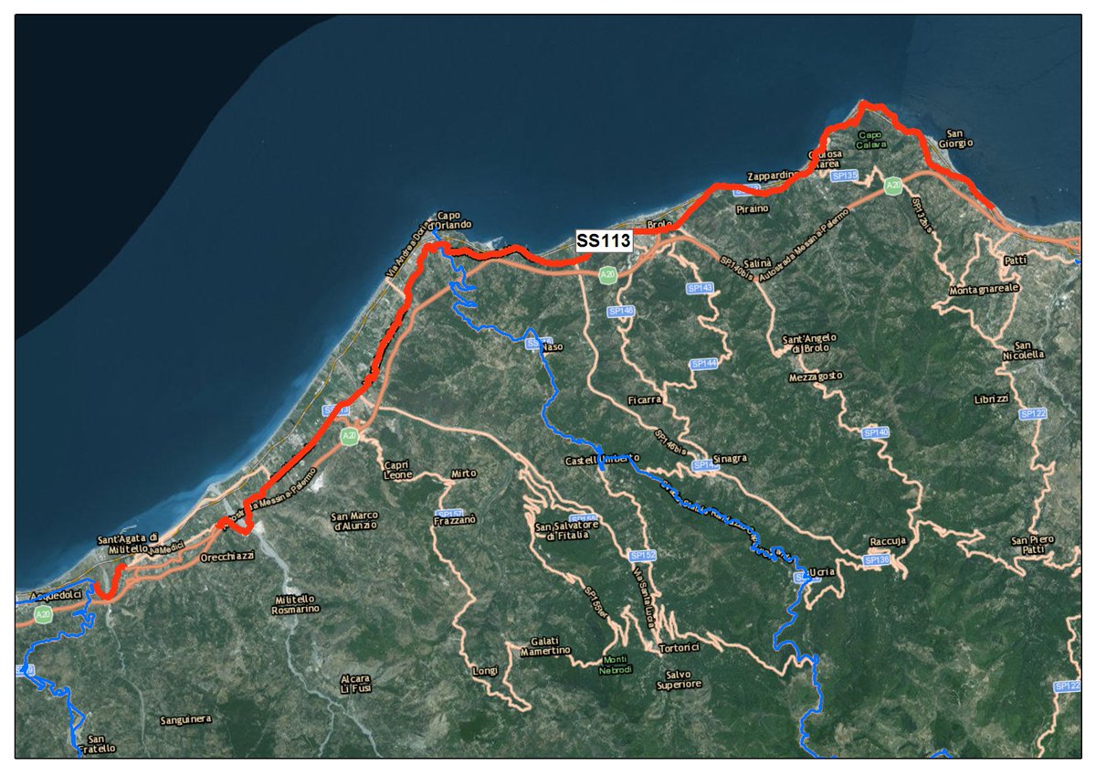 StradeAnas's tweet photo. Anas #Sicilia: Piano #SS113 focalizzato sui 47km tra Patti e Acquedolci, caratterizzati da vari fenomeni di dissesto https://t.co/w3YHuHDTFb https://t.co/mxP4ZhmZkD