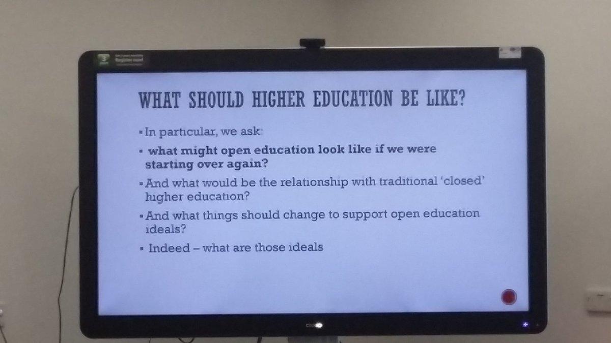 John Casey and <a href="/wgreller/">Wolfgang Greller</a> asking "What should higher education be like?" #porousuni
