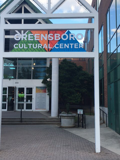 greensborocity's tweet photo. The GSO Cultural Center is getting some aesthetic improvements. Come check them out: Way to go Josh! https://t.co/q7V9yjsGtG https://t.co/uVCJXwULNY