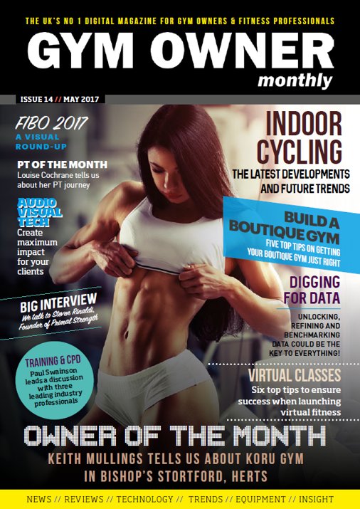 GymOwnerMonthly's tweet photo. Have you read the May issue yet? ➡https://t.co/uSwIm6CJA9  #fitnessbusiness #gymowner #fitnesseducation #fitfam #gymlife #fitpro https://t.co/GigYLNOyga
