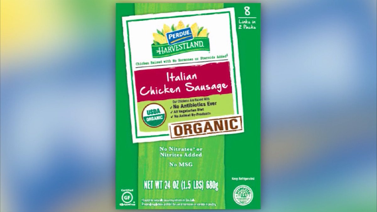 News12CT's tweet image. Perdue recalls "Italian-style organic chicken sausage" following blue plastic materials in food connecticut.news12.com/news/perdue-re…