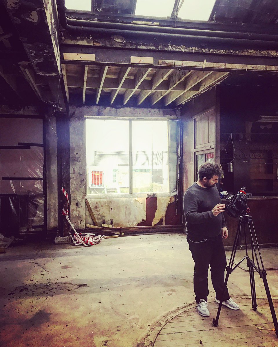 Early start location shoot with Shaney on the Black Magic Camera #blackmagiccamera #blackmagicdesign #london #filmmaking