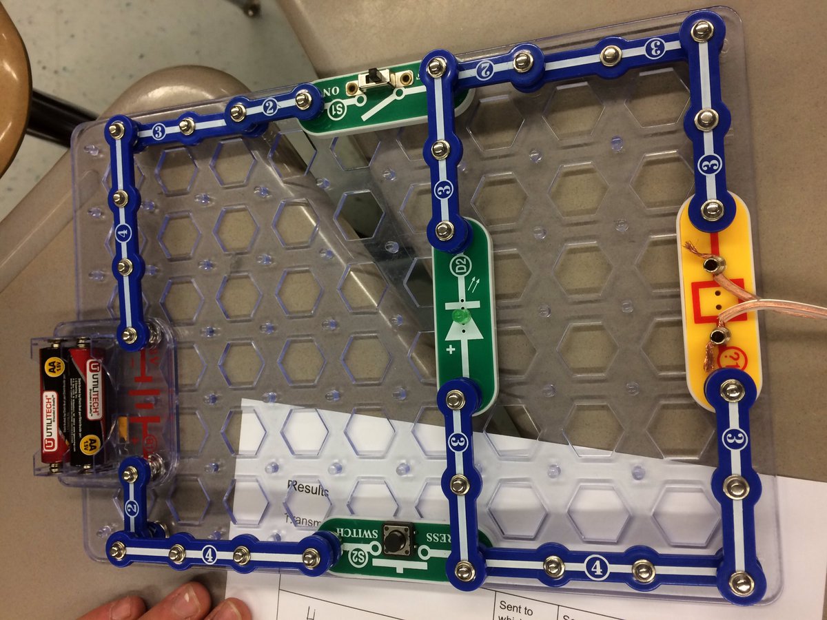 MrKretsch's tweet photo. Sending Morse code in PoE. #MHSS4Engineering @STEMPathway https://t.co/LFp4umFHbR