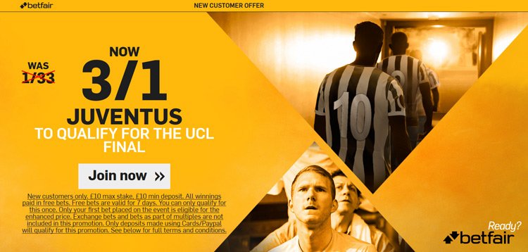 Betfair Enhanced odds