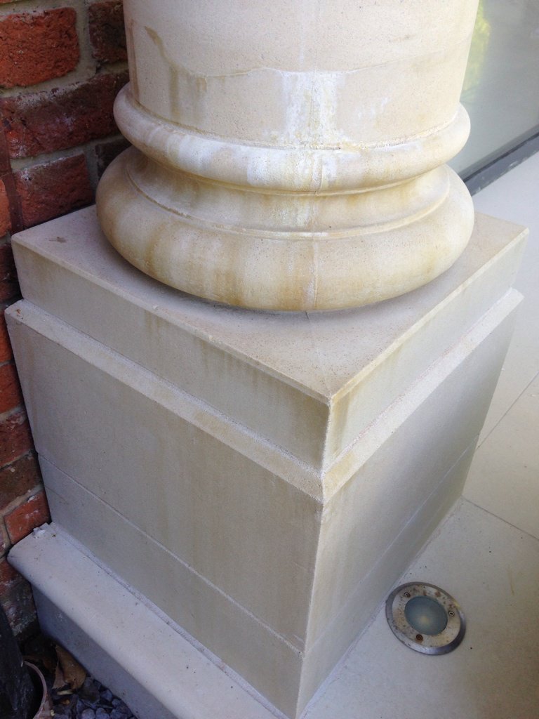 1UltimateFinish's tweet photo. Before &amp; after pics of repair &amp; restore. #repair #restore #stone #stonework #sandstone #portland #ultimatefinish https://t.co/TBD5r45pBo