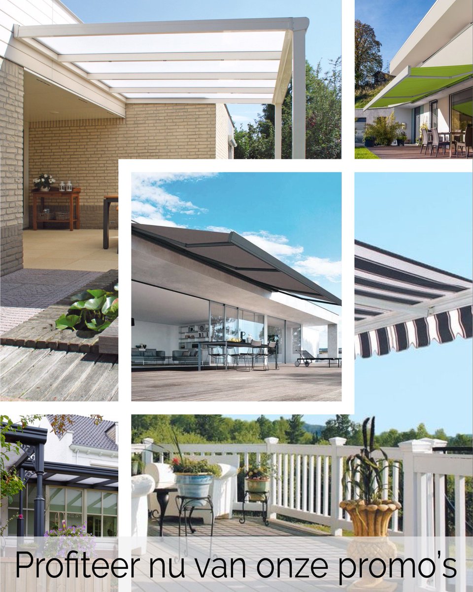 all4sunbvba's tweet photo. ontdek onze promo's op de Verano #zonwering #terrasoverkapping #zonnescherm #luifel #pergola #overkapping #carport https://t.co/VZG7OZEHhc