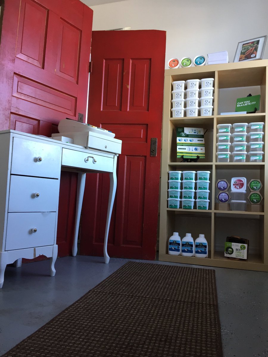 Come visit our wee retail space and sample our cheese! Wellington local food Maps are available here. <a href="/tastereal/">Taste Real</a> #sheepmilk #eatlocal