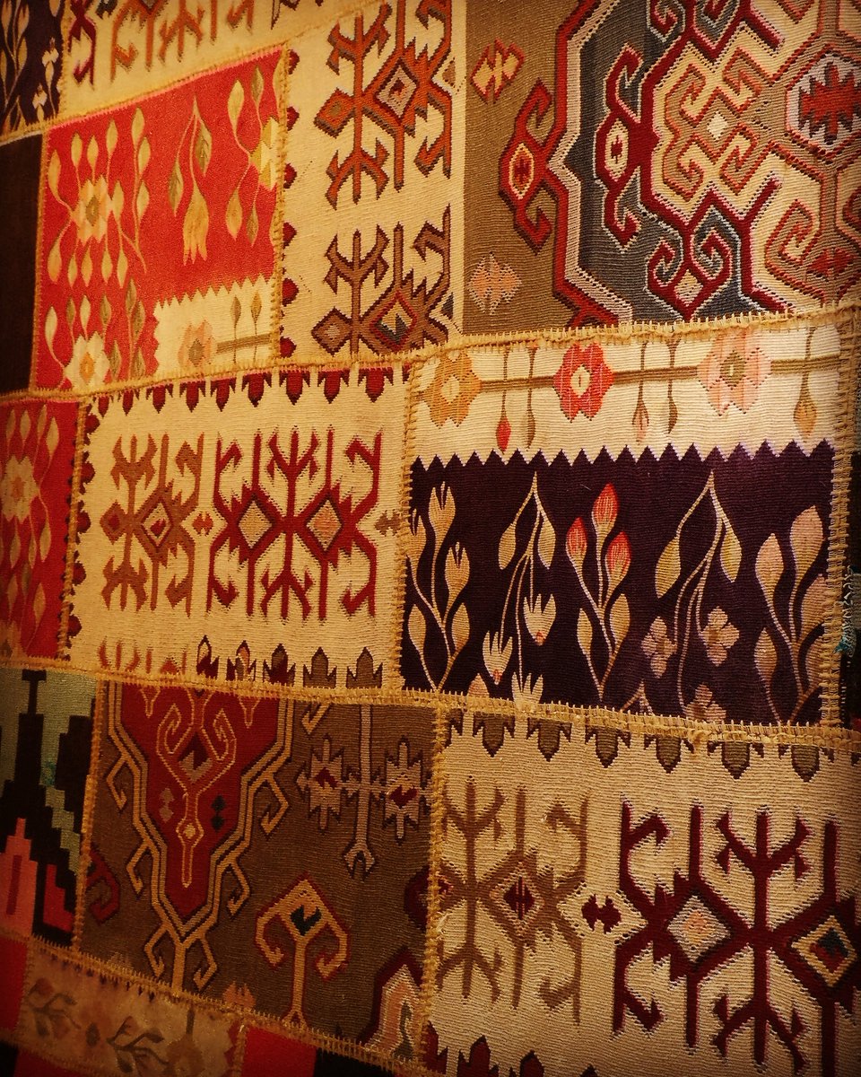 #Traditional #Romanian wall carpets