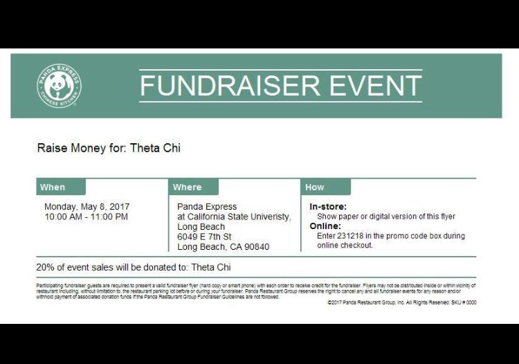 Show this official flyer at register !