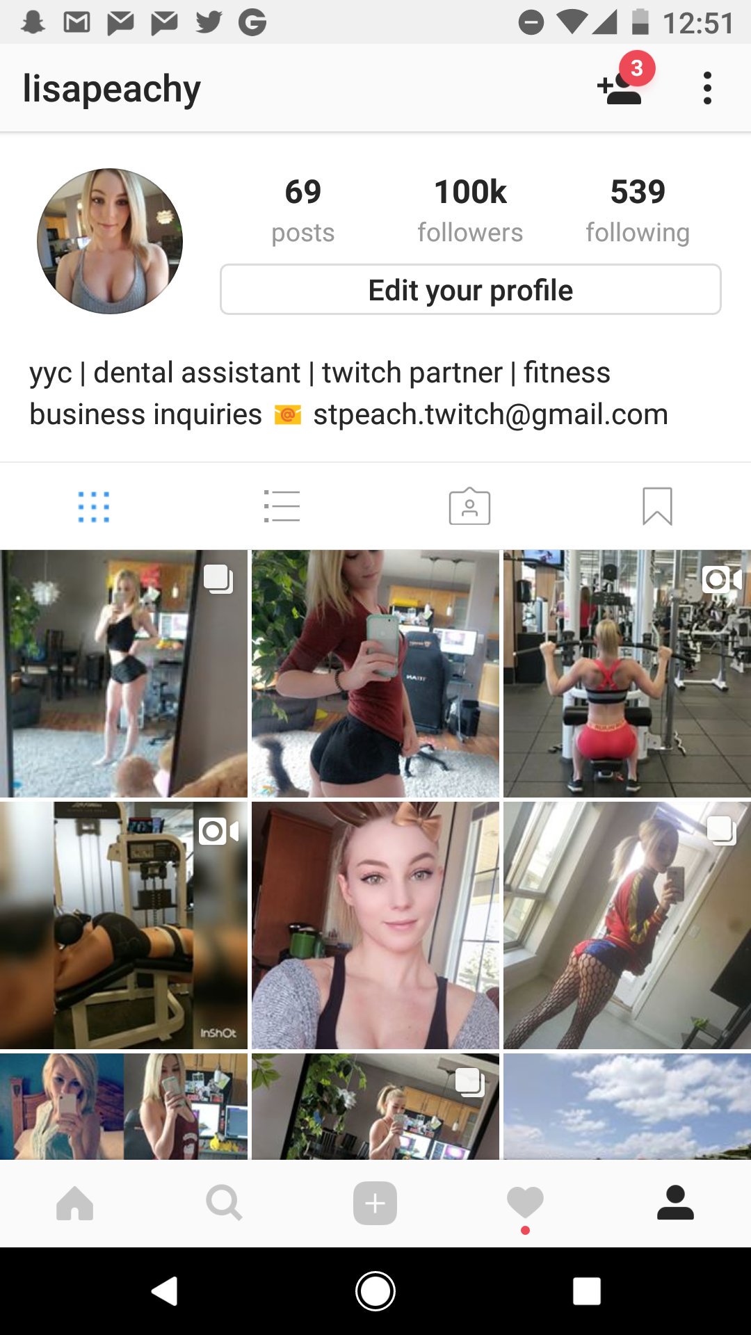 Peach 🌸 on X: Holy fuck 😱😱😱 100k on Instagram. Thank you so much for  all the amazing support. ❤️ Love you all so much t.coIMeyDwpqoU   X