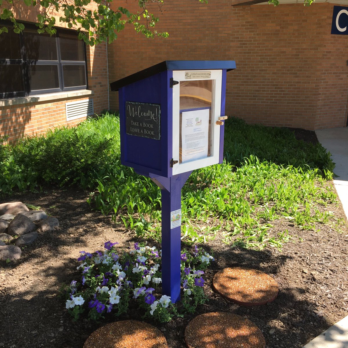 Kollingelem's tweet photo. On behalf of Girl Scout Troop 15119,you're invited to the ribbon-cutting ceremony of our Little Free Library. (1/3) https://t.co/76aWsrHcDS