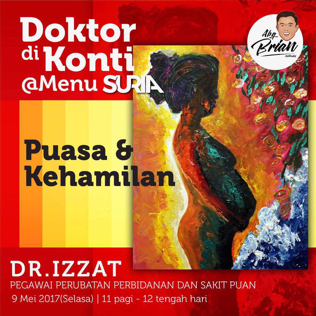 MedTweetMYHQ's tweet photo. Puasa dah nak dekat ni.

Khas untuk wanita!

Dengarkan dari konti SuriaFM jam 11 pagi 9Mei207 ok! https://t.co/xdtWY7CggW