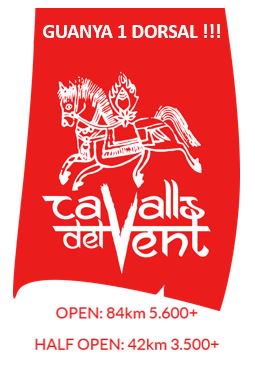 Fes RT, segueix-nos i entraràs al #SORTEIG de 1 DORSAL GRATIS per la CAVALLS DEL VENT <a href="/CavallsdelVent/">Cavalls del Vent</a> 
Digues quina modalitat vols córrer!