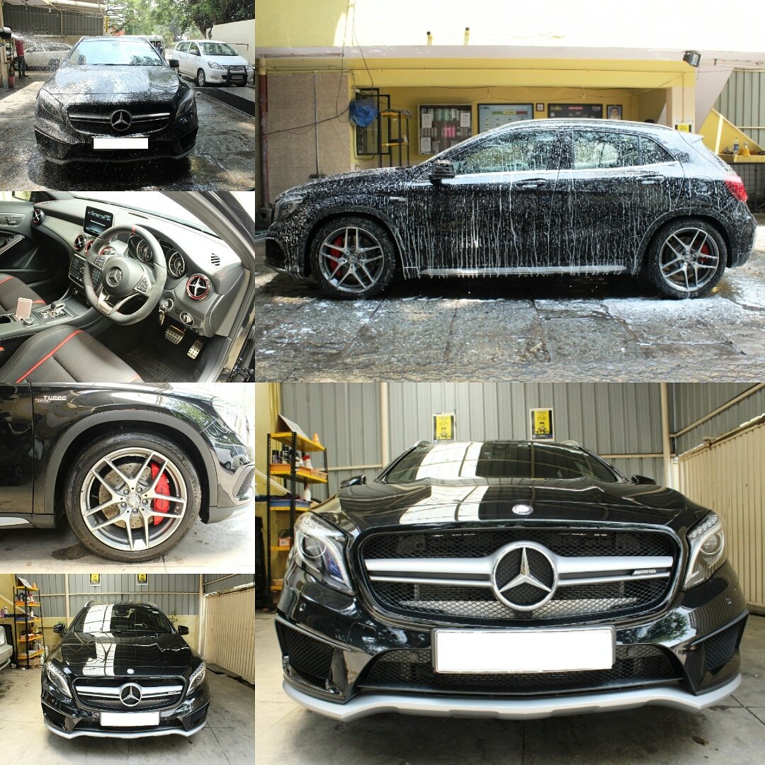 SundarCarCare's tweet photo. #sundarcarcare #carwash #allnew #mercedes #amg #gla45 #4matic #turbo #suv #wheeloftransformation #washandwax #amg50years #fastandfurious https://t.co/A0SUnt4SxW